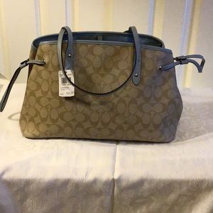 Coach drawstring purse NWT
